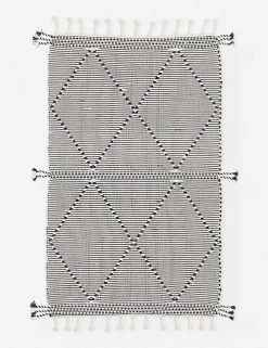 Lulu And Georgia Taza Rug, Black Rugs