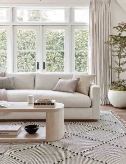 Lulu And Georgia Taza Rug, Black Rugs