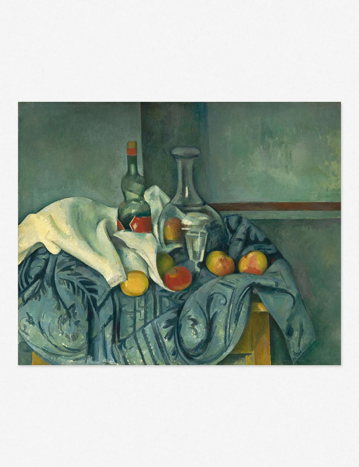Lulu And Georgia Walls 'The Peppermint Bottle' Print By Paul Cézanne 4 Lulu And Georgia Walls 'The Peppermint Bottle' Print By Paul Cézanne
