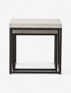 Lulu And Georgia Kallia Indoor / Outdoor Nesting Side Tables (Set Of 2) Outdoor Collection 11 Lulu And Georgia Kallia Indoor / Outdoor Nesting Side Tables (Set Of 2) Outdoor Collection