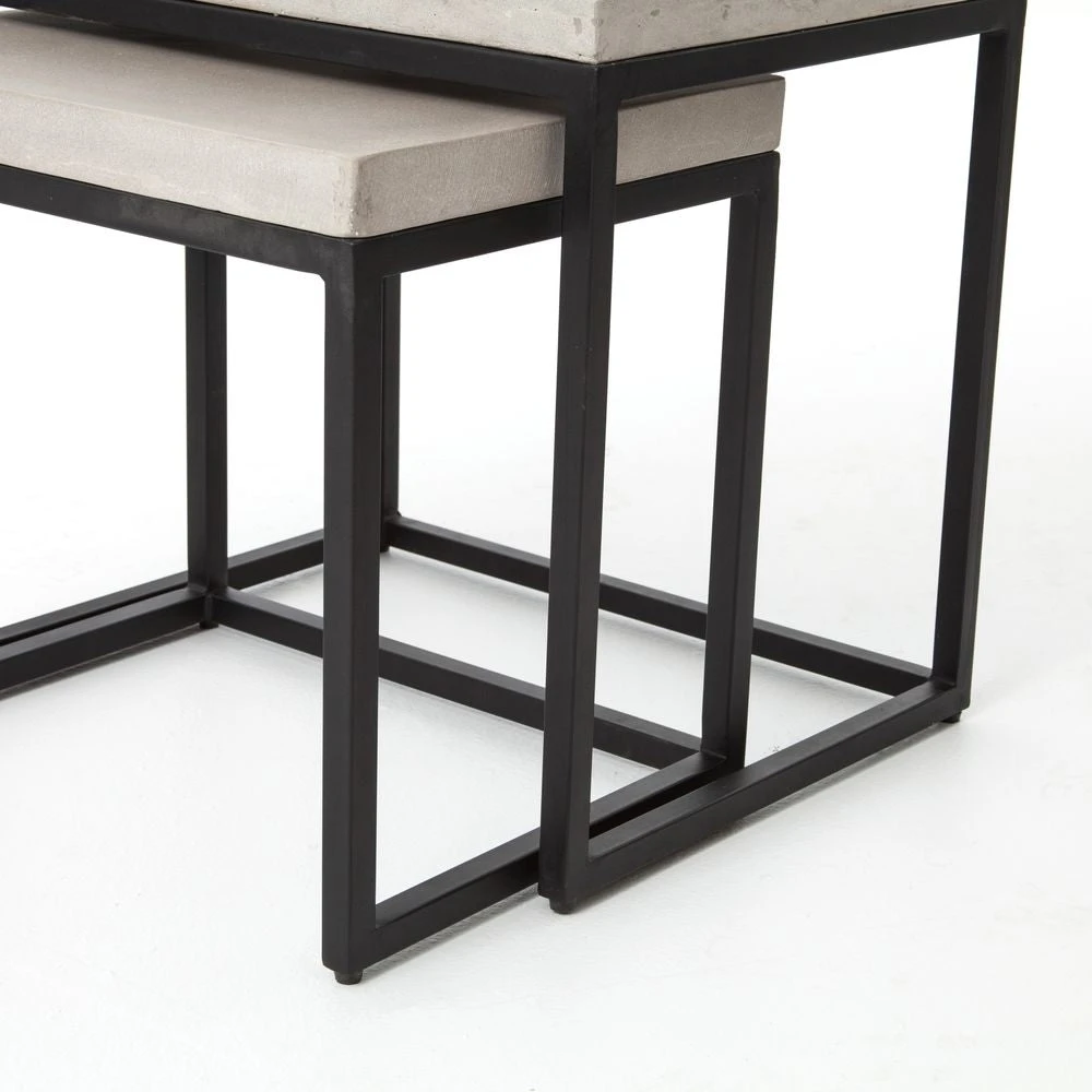 Lulu And Georgia Kallia Indoor / Outdoor Nesting Side Tables (Set Of 2) Outdoor Collection 7 Lulu And Georgia Kallia Indoor / Outdoor Nesting Side Tables (Set Of 2) Outdoor Collection