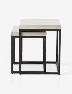 Lulu And Georgia Kallia Indoor / Outdoor Nesting Side Tables (Set Of 2) Outdoor Collection 10 Lulu And Georgia Kallia Indoor / Outdoor Nesting Side Tables (Set Of 2) Outdoor Collection
