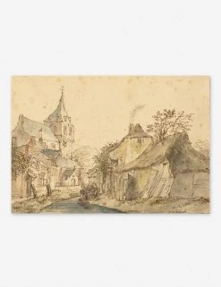 Lulu And Georgia 'View Of Eindhoven From The Northeast' Wall Art By Isack Van Ostade, Original Work Held By The J. Paul Getty Museum