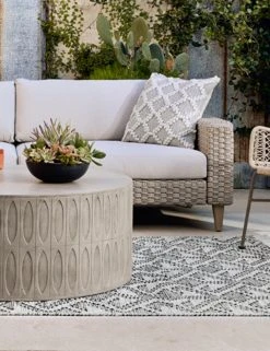 Lulu And Georgia Mal Indoor / Outdoor Round Coffee Table