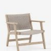Lulu And Georgia Outdoor Collection Ylva Indoor / Outdoor Accent Chair, Natural 1 Lulu And Georgia Outdoor Collection Ylva Indoor / Outdoor Accent Chair, Natural