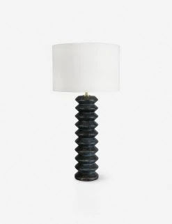 Lulu And Georgia Lighting Regina Andrew Accordion Table Lamp, Ebony